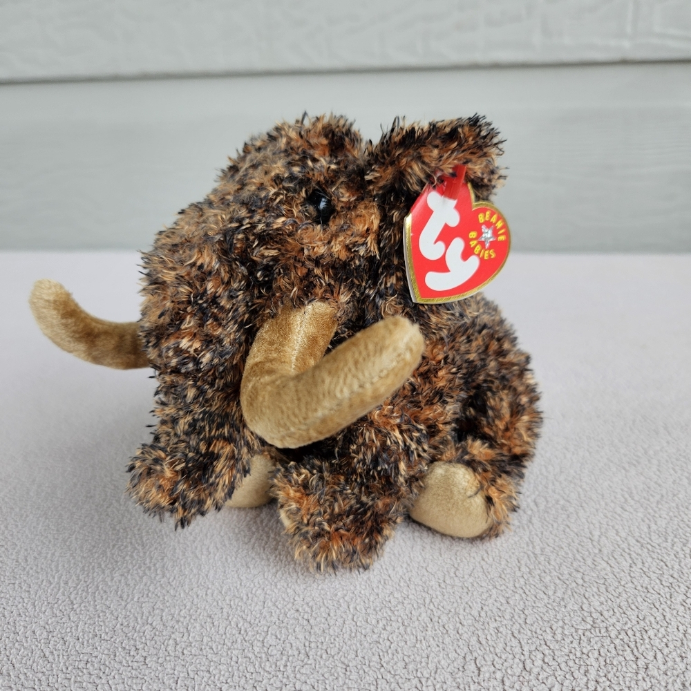 Ty Beanie Baby Giganto the Wooly Mammoth 5" Plush Stuffed Animal Toy